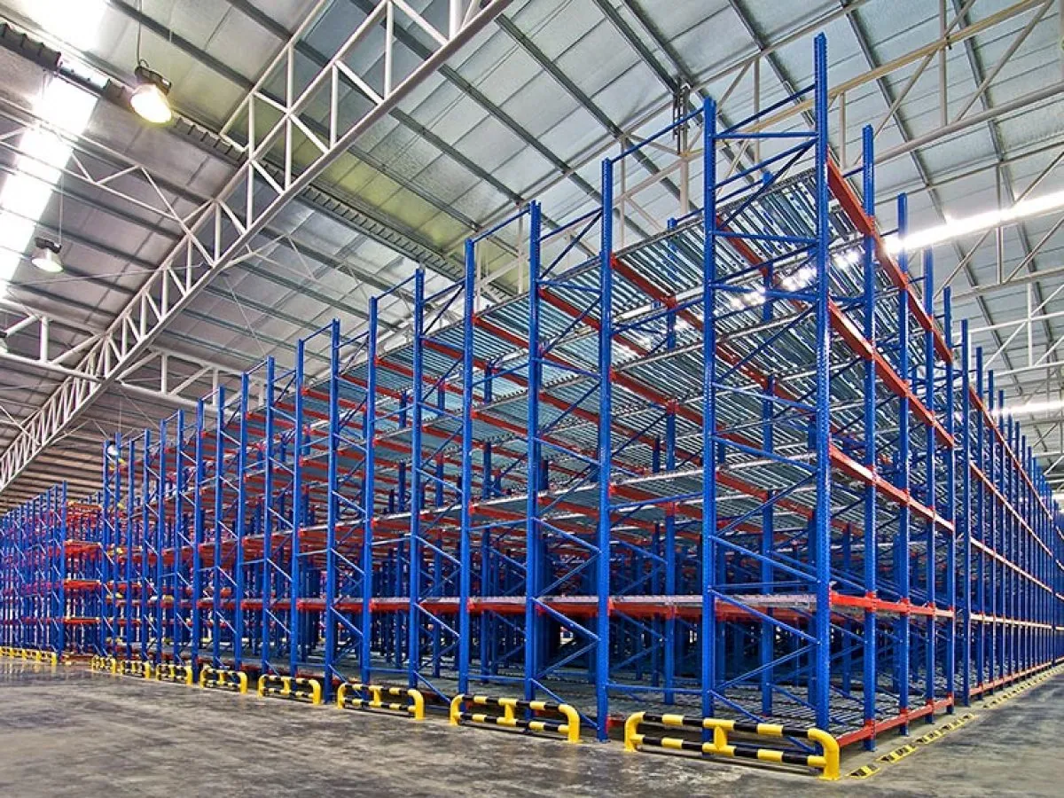 Sheet metal AS/RS automated storage and retrieval system